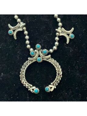 Navajo Turquoise Blossom Necklace Collection